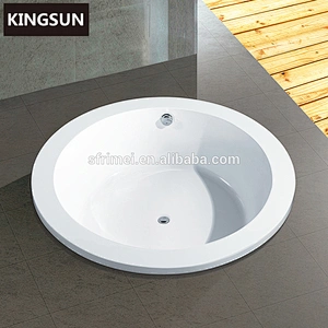 Drop in 1000 Clipper-Built Custom Vintage Small Round Ordinary Bath Tub