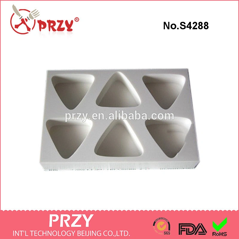 triangle 6 cavity silicone molds for soap making silicone handmade soap mold DIY soap molds