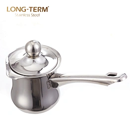 L10238782 Stainless Steel Coffee Warmer Boiling Milk Pot With Cover