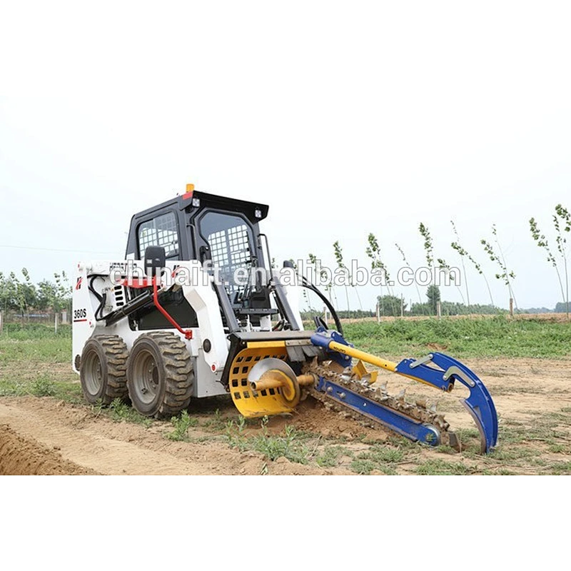 China 23HP mini loader trench digging machine for sale