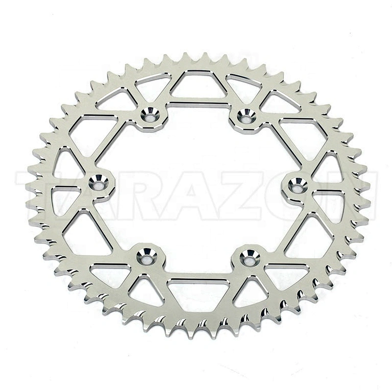 China wholesale aluminum alloy 7075 dirt bike rear sprocket for motorcycle
