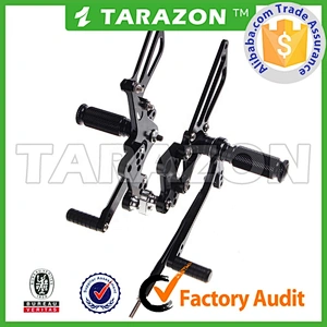 CNC Adjustable Motorcycle Rear sets Foot peg Rear Set For Suzuki