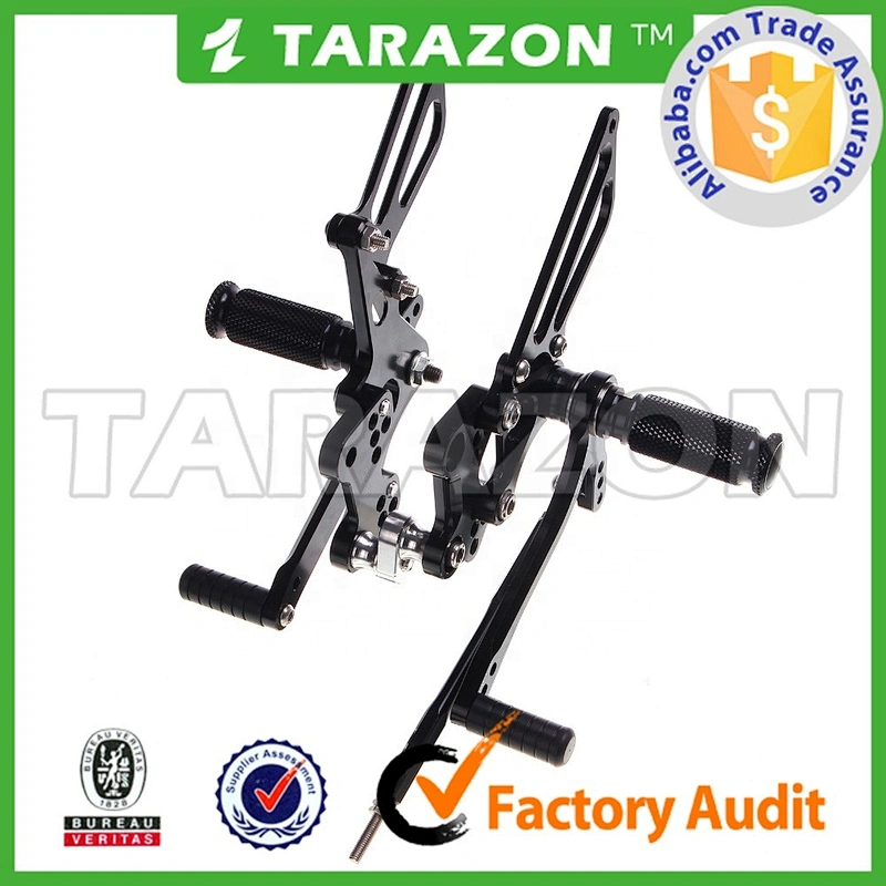 CNC Adjustable Motorcycle Rear sets Foot peg Rear Set For Suzuki