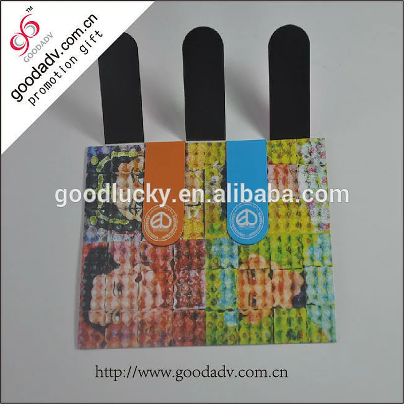 Cartoon printed cute design magnet handmade paper bookmarks