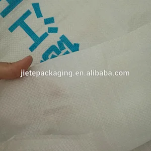 Wholesale customized white plastic pp woven packaging bag