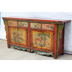 2015 hot sale Living room drawing cabinet Chinese style antique furniture cabinet