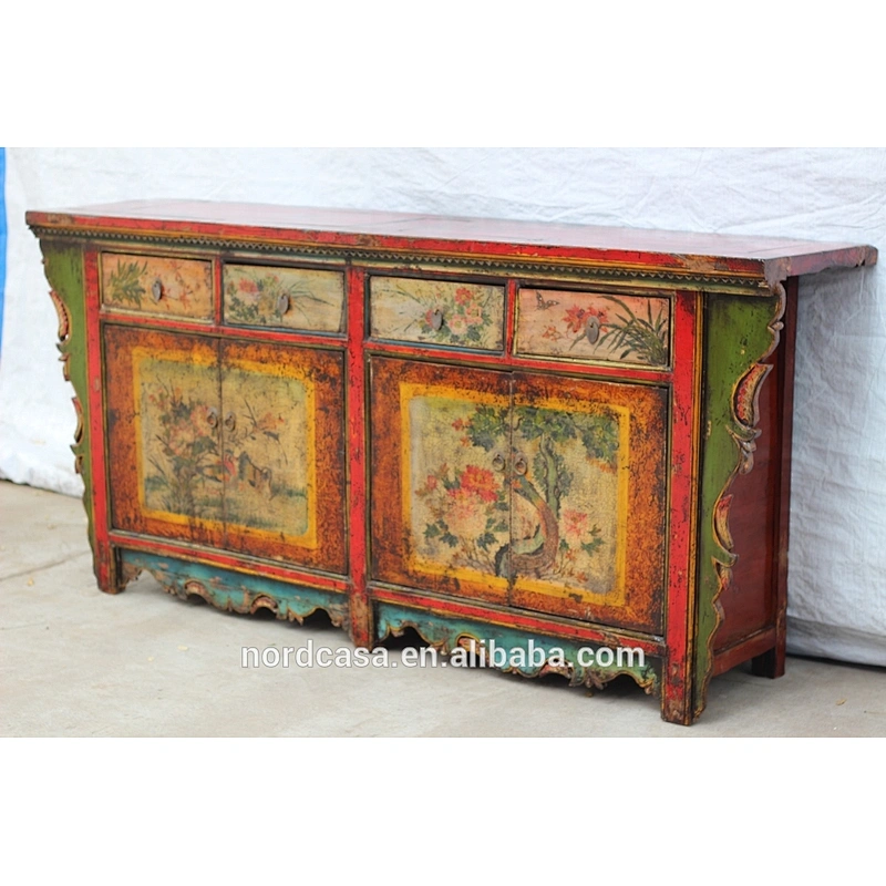 2015 hot sale Living room drawing cabinet Chinese style antique furniture cabinet