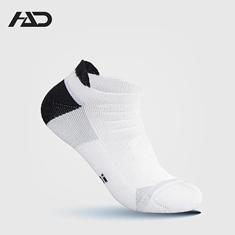 men's white fashion dress running socks