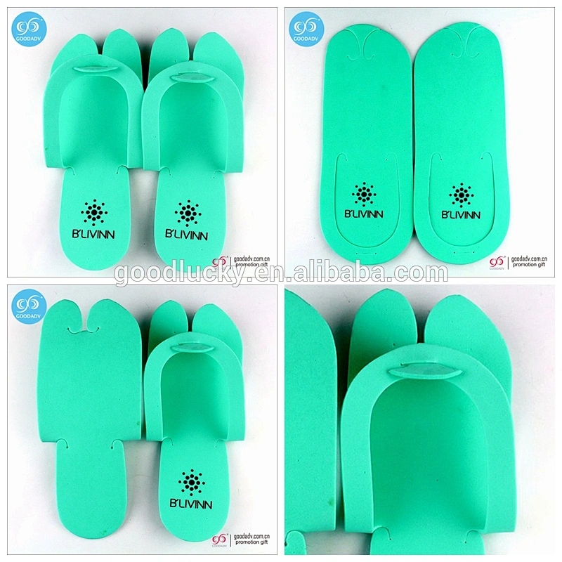 Wholesale cheap custom eva hotel slipper foldable eva foam disposable flip flop