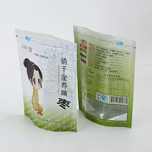 Custom PE bags are used for date packaging