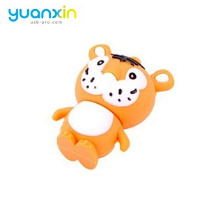 Tiger Shape Oem Popular 8G China Novelty Doll Pen Drive Full Capacity High Speed
