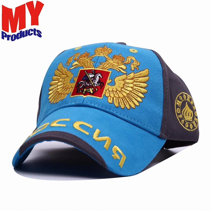 Fashion Russlan Top Quality Embroidered Promotion Custom Baseball Cap Promotion Cheap Caps