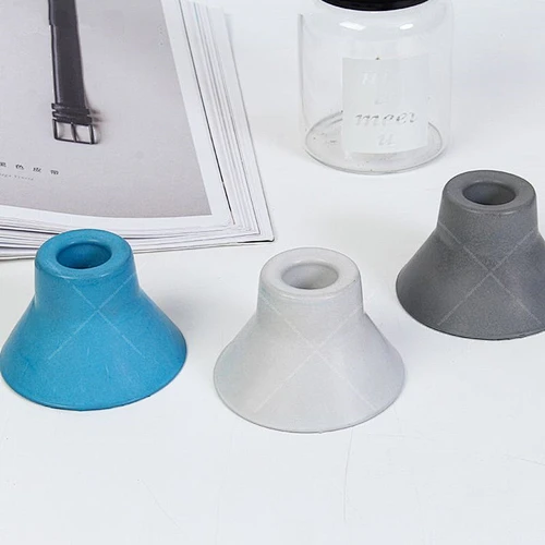 Concrete candlestick decoration Mold home wedding Cement candle holder silicone molds