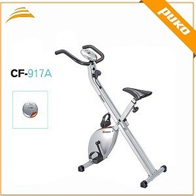Indoor fitness equipment fashion magnetic folding exercise bike