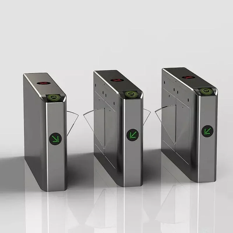 Retractable High Speed Wing Glass Turnstile Entrance  system