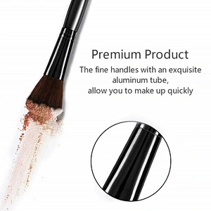 Beauty tools private label makeup powder blush eyebrow eyeshadow lip brushes 7pcs professional makeup brush set with bag