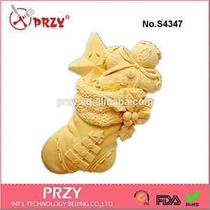 S4347 Natural Beeswax Stone Dragon Pillar Candle silicone soap mold candle mold