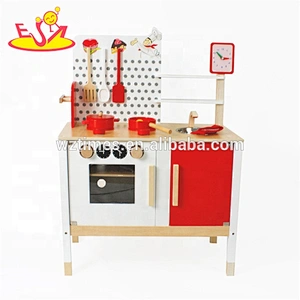 Neue design kinder holzspielzeug küche set beste holzkinder spiel küche set lustige kleinkinder holz küche spielzeug W10C283
