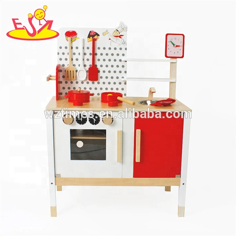Neue design kinder holzspielzeug küche set beste holzkinder spiel küche set lustige kleinkinder holz küche spielzeug W10C283