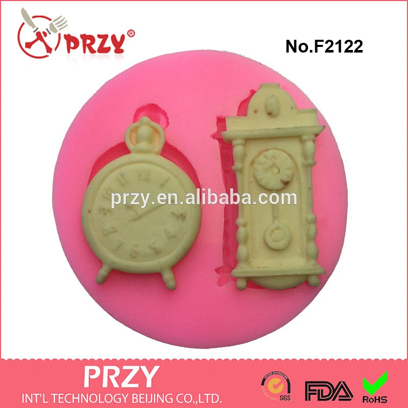 F2122 circle clock mold for fondant,silicone circle clock fondant mold,cake decorations tools