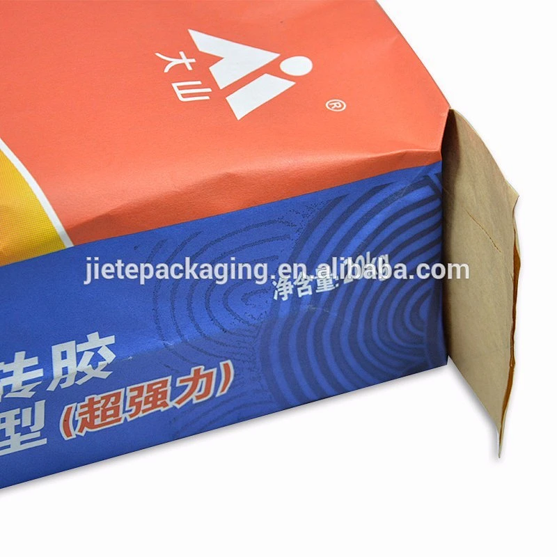 20kg kraft paper cement bag size with valve port