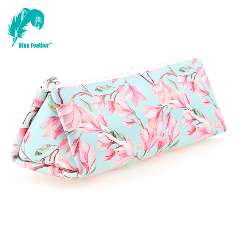 Cosmetic Bag Zipper Bag Digital Printing Pu Leather Toilet Bag