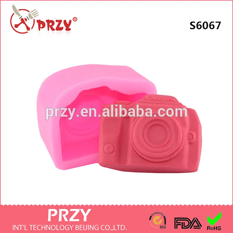 DIY Camera shape silicone molds for soap baking molds