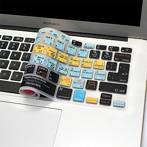 ODM Washable Serato Scratch LIVE Shortcuts Silicone Russian Laptop Keyboard Protector Factory For apple For Macbook Pro