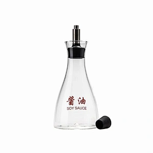 heat resistant glass bottle 500ml vinegar bottle with 304# stainless steel stopper