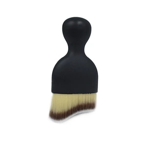 wholesale 2017 new curved face foundation high quality small profession cosmetic makeup brush