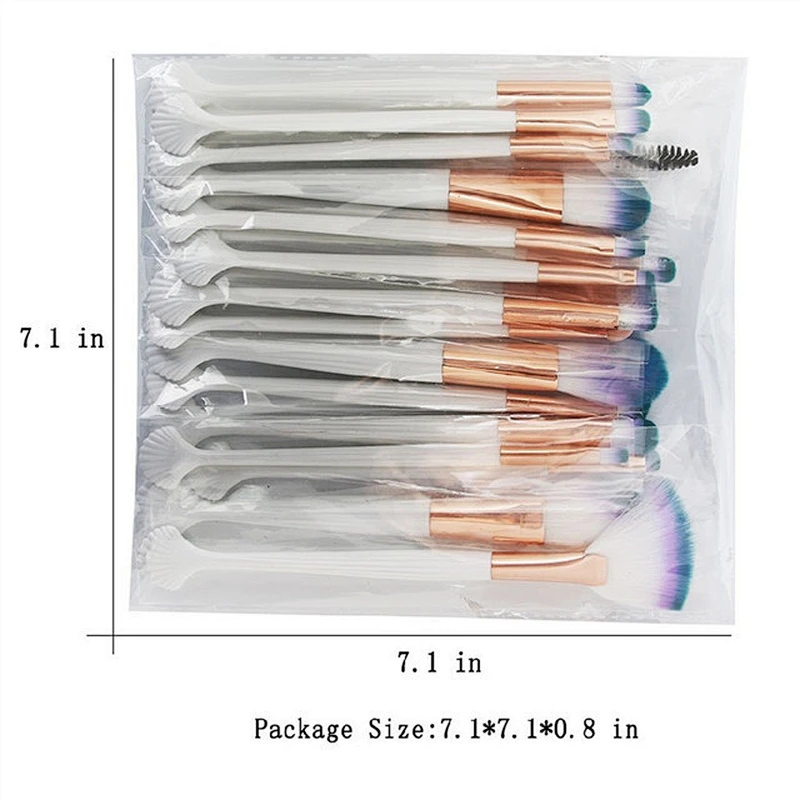 2018 Private Label 20pcs Cosmetics Makeup Brush Set