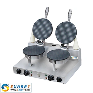 Hot selling commercial double boilers ice cream/pizza/waffle cone maker factory cheaper price
