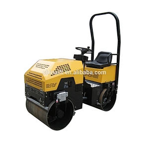 1.5 ton 1.7 ton full hydraulic double drum road roller for hot sale