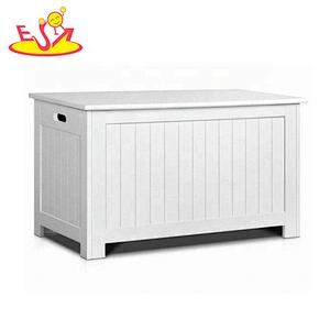 2019 New design folding toy organizer wooden toy storage boxes with lid W08C276