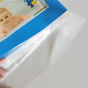 Custom transparent PE plastic bags used in food packaging