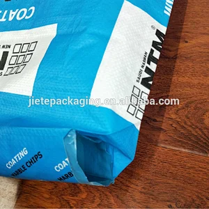 25kg multilayer kraft paper or plastic bag for cement, minerals,wall putty powder