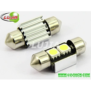 High Quality 36mm 2SMD 5050 LED C5W License Plate Light Festoon C5W ,led canbus c5w light DC 12-24V