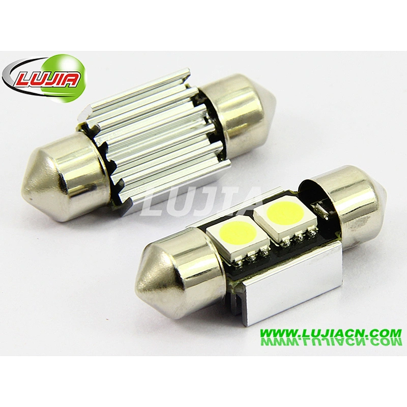 High Quality 36mm 2SMD 5050 LED C5W License Plate Light Festoon C5W ,led canbus c5w light DC 12-24V