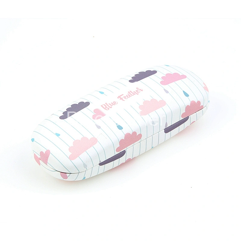 Colorful Clouds Raindrops Digital Printing Hard Optical Case for Students