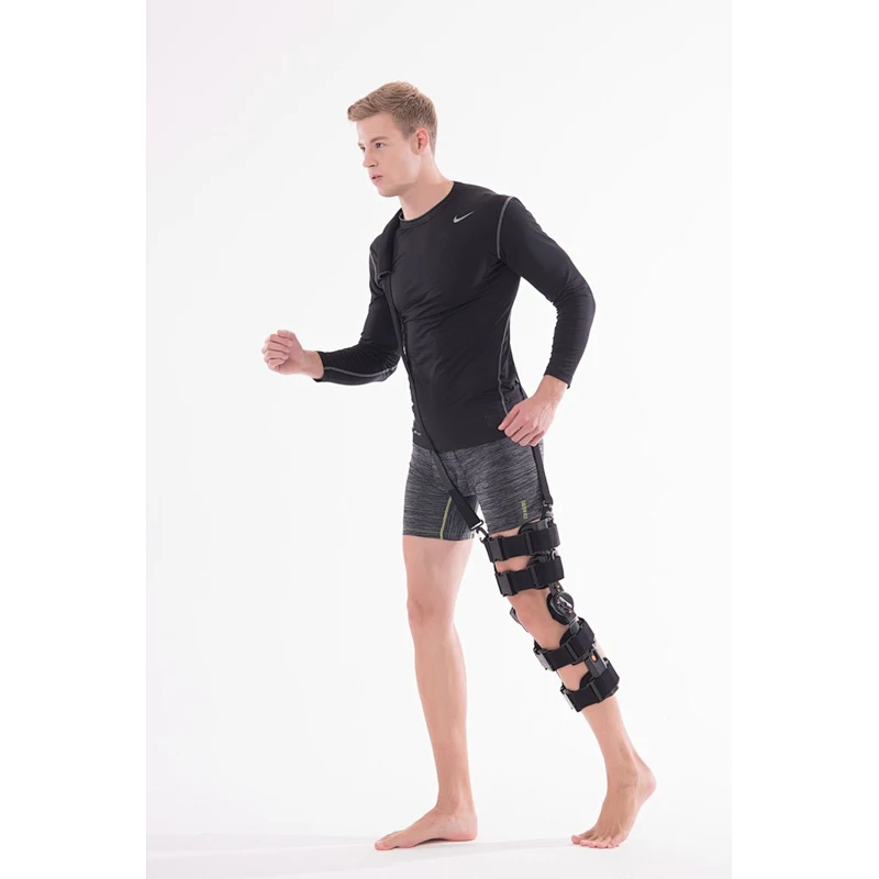 China professional supplier Adjustable knee immobilizer angle hinged fracture Knee medical Brace