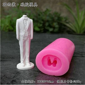 Wedding dress decoration DIY essential oil aromatherapy car gypsum wax brand silicone mold