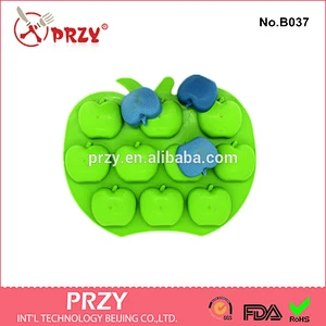Apple ice mold 10 hole ice mold