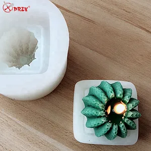 Cactus Candle molds succulent cactus Gypsum decoration silicone forms Handmade soap mold