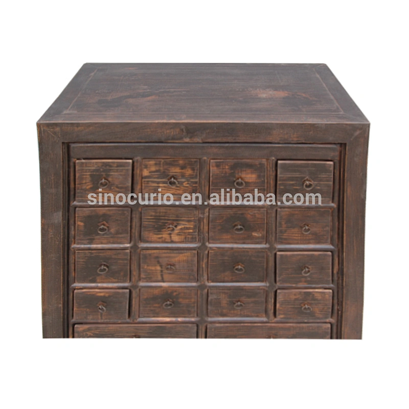 wholesale furniture china many drawers cabinet vintage chinese wooden medicine cabinet