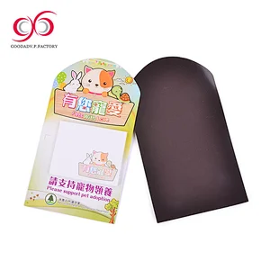 Promotional custom fridge magnet note pad sticky notes memo pad