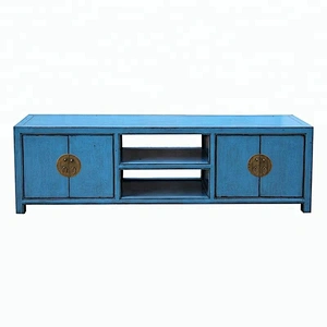 chinese solid wood lacquer tv console furniture