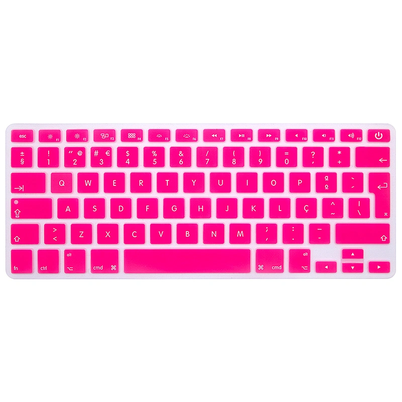 Silicone Portuguese Keyboard skin custom silicone keyboard cover keyboard protector For Macbook Pro 13 Without Touch Bar A1708