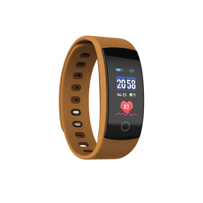QS80plus IP67 Waterproof  health fitness cicret sports bluetooth band wristband ce rohs smart bracelet