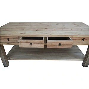 wholesale rustic reclaimed wood handmade coffee table furniture