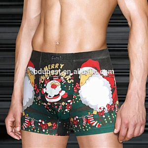 2015 new style cotton/spandex printed free sample men underwear